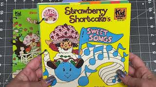 Junk Journal Flip Thru  Strawberry Shortcake Cover for 80s Ephemera [upl. by Baldridge]