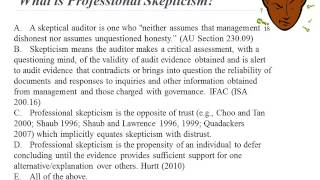 What is professional skepticism [upl. by Weintrob]