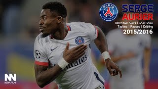 Serge Aurier ● Defensive Skills Goals Pass Tackle  20152016 [upl. by Sandi]