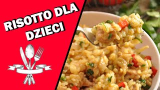 RISOTTO DLA DZIECI  najprostszy przepis na YT  obiad w 25 minut [upl. by Ayaladnot528]