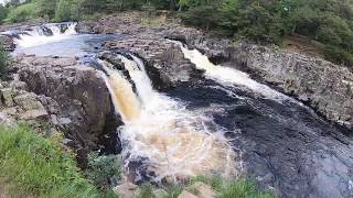 low force waterfall  river tees  upper teesdale [upl. by Joshuah]