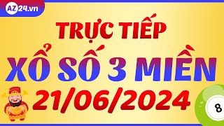 Trực tiếp xổ số ngày 21 tháng 6  Xổ số ba miền  XS3M 2162024  Kết quả xổ số XSMN XSMT XSMB [upl. by Adnhoj]