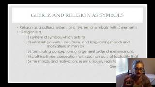 Geertz and Religion as Symbols [upl. by Herold]