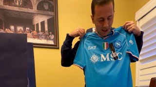 Unboxing maglia scudetto del Napoli 202324  Unboxing Napoli jersey scudetto [upl. by Range371]