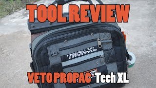 TOOL REVIEW  Veto Propac Tech XL Technician Toolbag [upl. by Nnylrats]