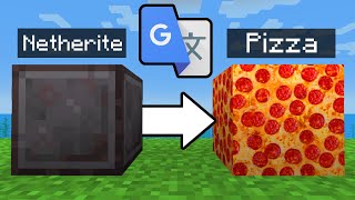 I Put Every Minecraft Texture Through Google Translate 100000000 Times [upl. by Robinson]