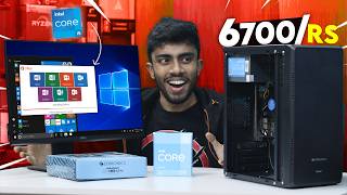 6700 Rs Budget Intel PC Build⚡Cheapest Online PC Build Ever🪛 Gaming [upl. by Saidel77]