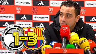 RUEDA PRENSA XAVI UNIONISTAS 13 FC BARCELONA [upl. by Turne450]