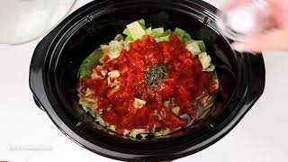 Keto  Low Cab Crock Pot Unstuffed Cabbage Soup [upl. by Atrim207]