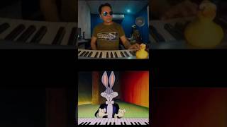 Bugs Bunny Rhapsody Rabbit Piano boogie bugsbunny [upl. by Reniar]