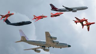 Trooping The Color Flypast  HM King Charles III  2024 [upl. by Melly785]