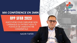 RPP SFAR 2023  anesthésie pour chirurgie non cardiaque du patient adulte porteur de [upl. by Frodine]