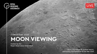 Moon Viewing LIVE  7 December 2022 [upl. by Acinad306]