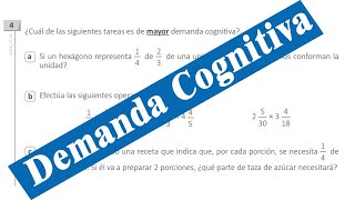 DEMANDA COGNITIVA  Evaluación docente [upl. by Ycak]