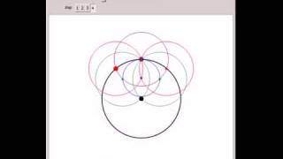 Mascheronis Construction of the Center of a Circle [upl. by Nayrda544]