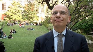 Interview de Enirco Letta nouveau directeur de PSIA Sciences Po [upl. by Amrita]