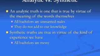 Kant 1 Synthetic A Priori Knowledge [upl. by Anrahc42]