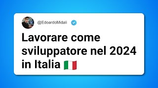 Cosa studiare per trovare LAVORO come SVILUPPATORE nel 2024 in ITALIA [upl. by Unam286]