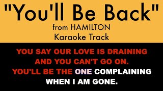 Hamilton  NonStop  KaraokeSing With Me You Sing Hamilton [upl. by Lrak]