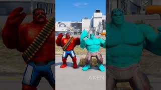 RANDOM SPIDERMAN VS ICEHULK BABY BATTLE gta5 hulk [upl. by Akehs193]