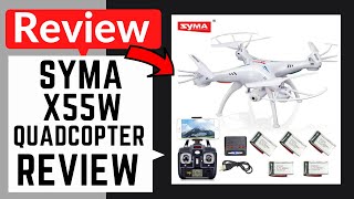 Syma X5SW Quadcopter with WIFI FPV Camera  Full Review Video test unboxing footage and more [upl. by Sardella]