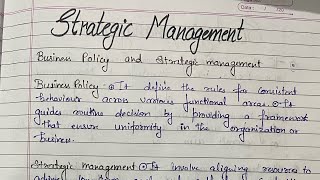 Strategic Management objective significance levels process characteristics strategic decision [upl. by Lassiter]