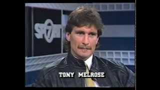 Rex Mossop sportsworld with guest Tony Melrose 1986 [upl. by Rubio726]