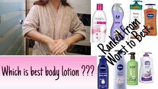 Best body lotion for summerBest body lotion in India Vaseline  Nivea Himalya  Wow  Plum [upl. by Stella]