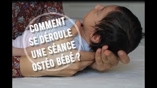 Consultation ostéo pédiatrique  bébé de 4 jours chez lostéopathe [upl. by Tabb694]