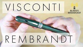 Visconti Rembrandt Fountain Pen Review [upl. by Llednahc]