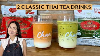 2 EASY DALGONA THAI MILK TEA USING CHATRAMUE THAI TEA thaimilktea thaijasminegreentea [upl. by Keely]