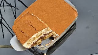 Délicieux tiramisu original sans œufs ✔ recette économique ✔ [upl. by Palmore817]