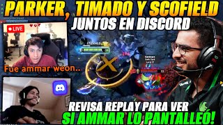 😲Parker timado y scofield juntos en discord😲REVISA REPLAY para ver si AMMAR lo pantalleó [upl. by Nivri873]