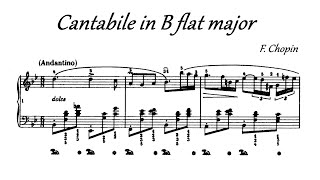 F Chopin  Cantabile in B flat major B 84 [upl. by Ema]