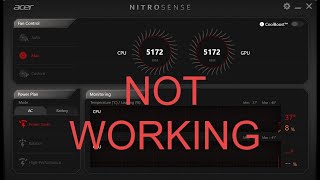 How to fix Nitrosense on Acerdevices [upl. by Ivetts]