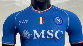 Nuova maglia Napoli i dettagli da vicino sono uno spettacolo 😍💙 [upl. by Rudelson]