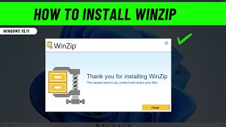 WinZip  How to install Winzip in Windows 11 ✅ [upl. by Luhar]