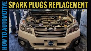 How To Replace The Spark Plugs On A Subaru Outback [upl. by Armallas]