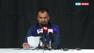 ACB Chief Selector Asadullah Khan Addresses Press Conference  Kabul  ACB [upl. by Jedlicka]