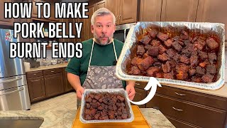 How To Make Pork Belly Burnt Ends With A Regular Grill [upl. by Eyram]