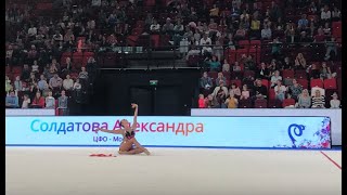 Alexandra Soldatova  Ribbon Nationals 2019 AA 1710 [upl. by Bergerac]