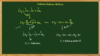 12 addition and 14 addition reaction of alkene I Kinetically Controlled and Thermodynamically [upl. by Manuel]