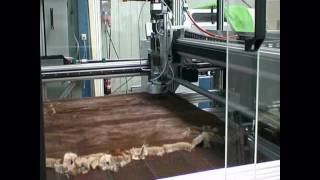 Waterjet cutting  cutEXPERTvariojet artificial fur [upl. by Cunningham]