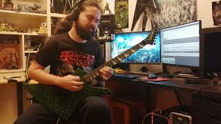 ANALEPSY  Edge of Chaos Guitar Solo Playthrough [upl. by Lhadnek]