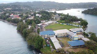 Drone Shot of Titchfield High School Port Antonio Shots of Jamaica [upl. by Marie]