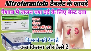 nitrofurantoin sustained release tablets 100mg  nitrofurantoin 100mg  niftas 50  nitrobact 100 [upl. by Miehar]