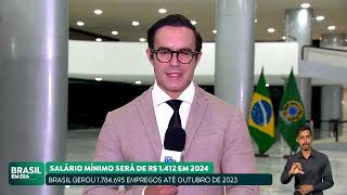 VALOR DO SALÁRIO MÍNIMO PREVISTO PARA 2024 É DE R 1412 ANUNCIA LUIZ MARINHO [upl. by Aizek]