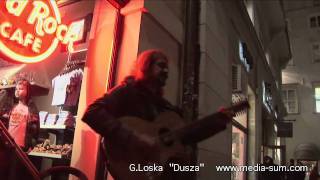 Gienek Loska  quotDuszaquot Krakow14 october  night version [upl. by Ahsoet]