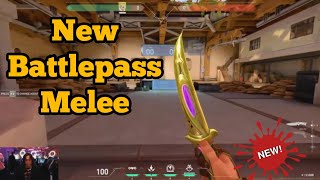 Valorant Leaks Battlepass melee All Skins [upl. by Kaehpos]