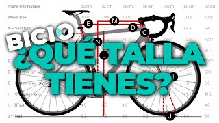 Cómo saber la TALLA de tu bici🚲 [upl. by Stav]